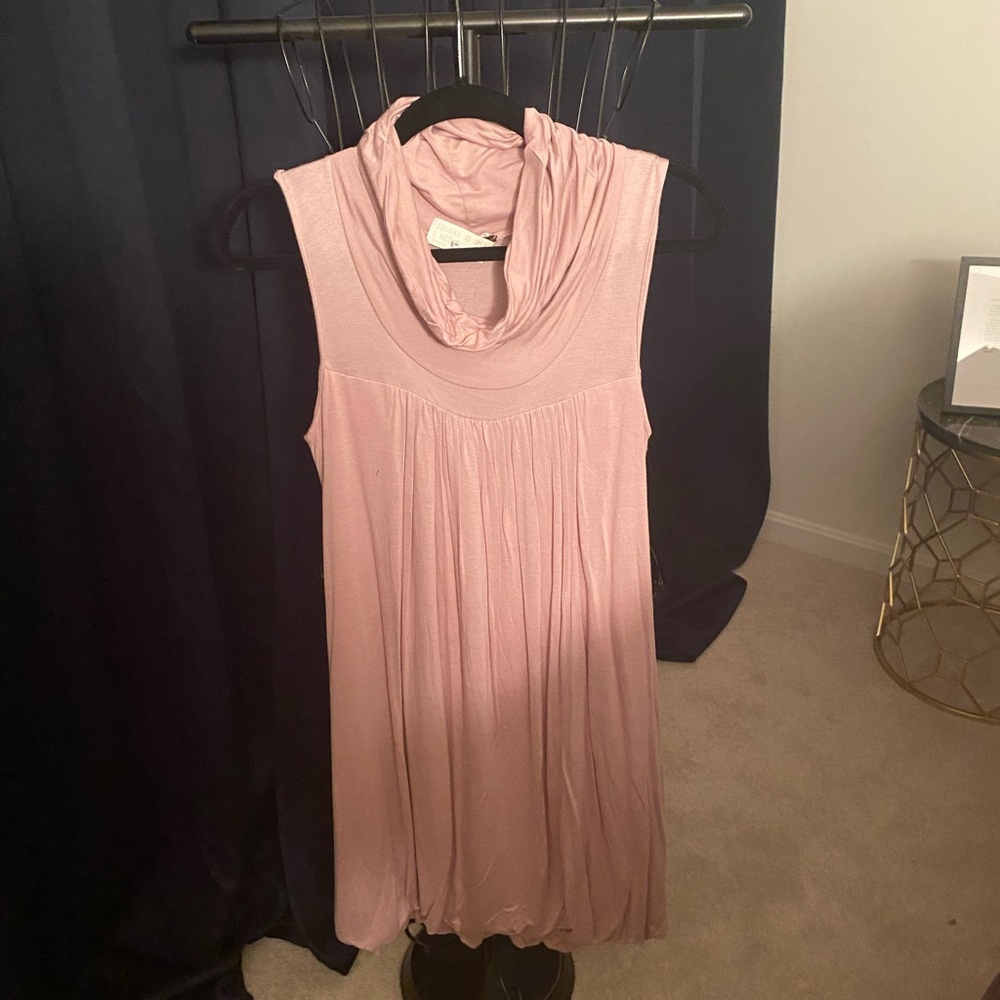 Rose colored dress, size 12/14